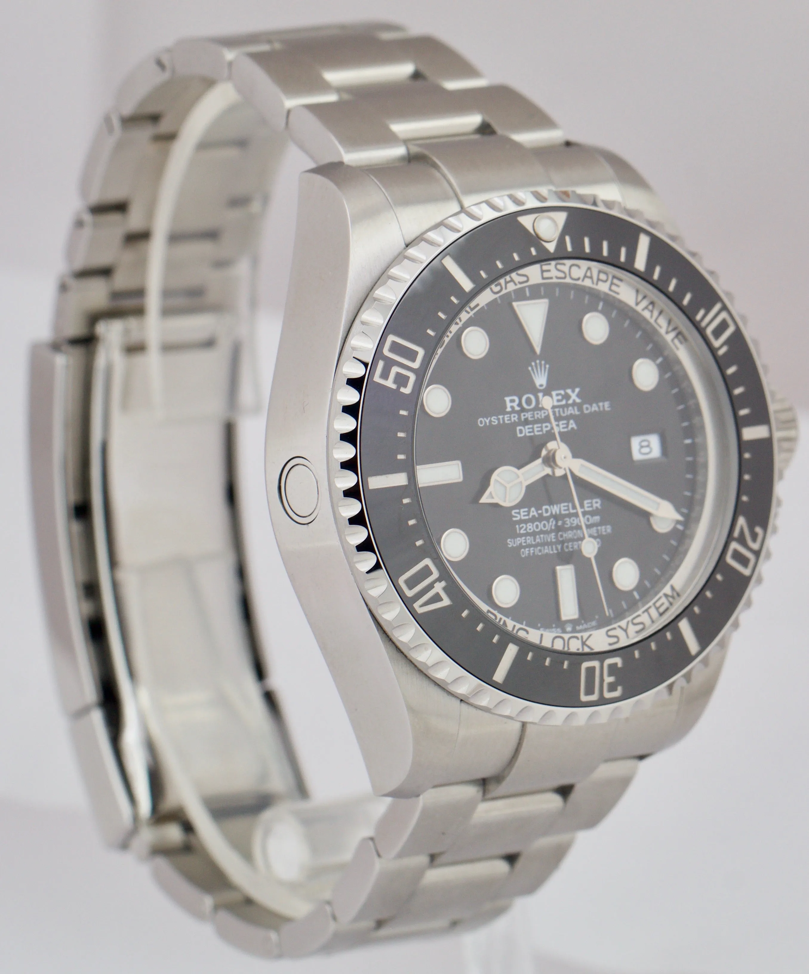 2022 Rolex Sea-Dweller Deepsea Black 44mm Stainless Steel Dive Watch 126660 B P