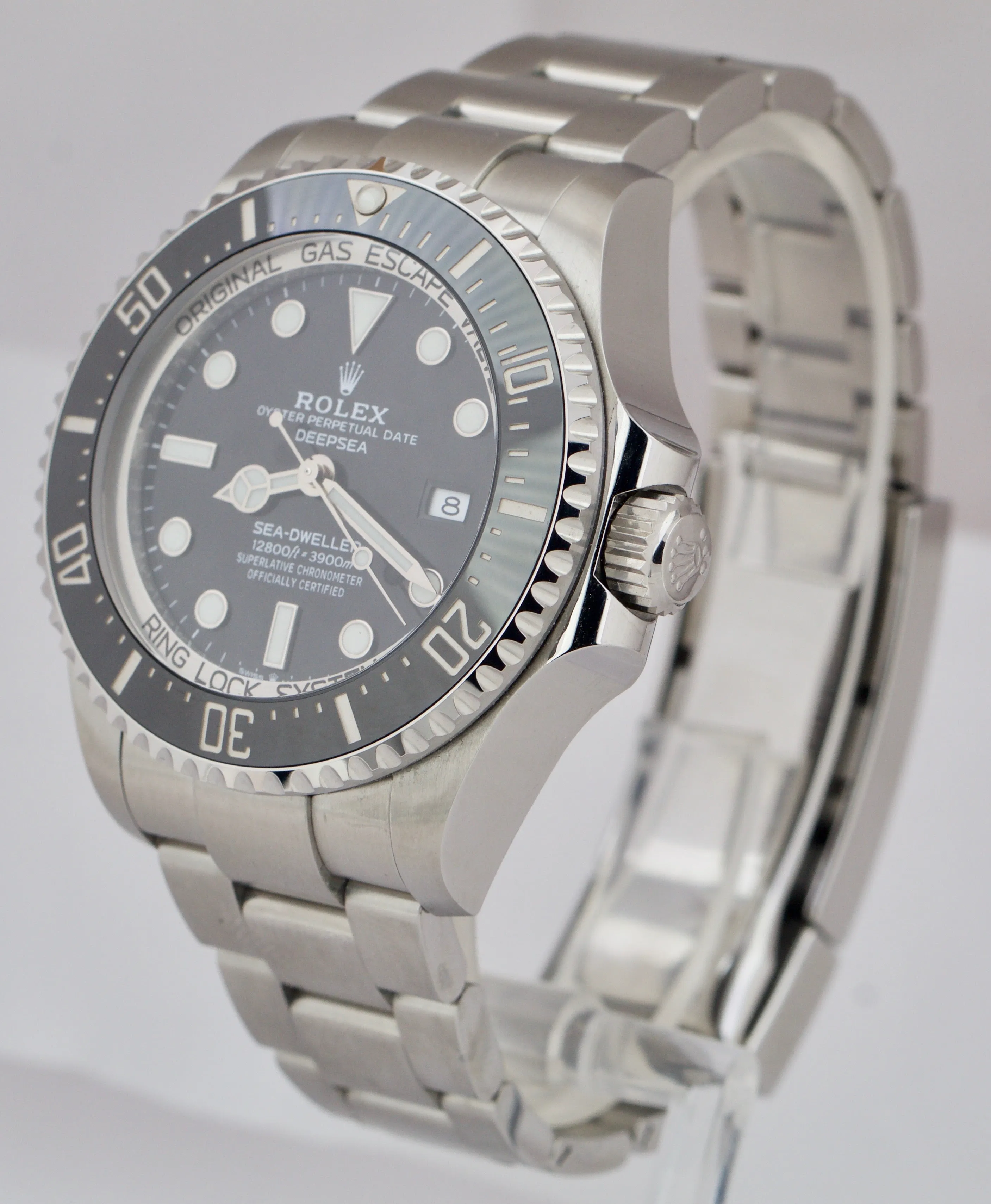2022 Rolex Sea-Dweller Deepsea Black 44mm Stainless Steel Dive Watch 126660 B P
