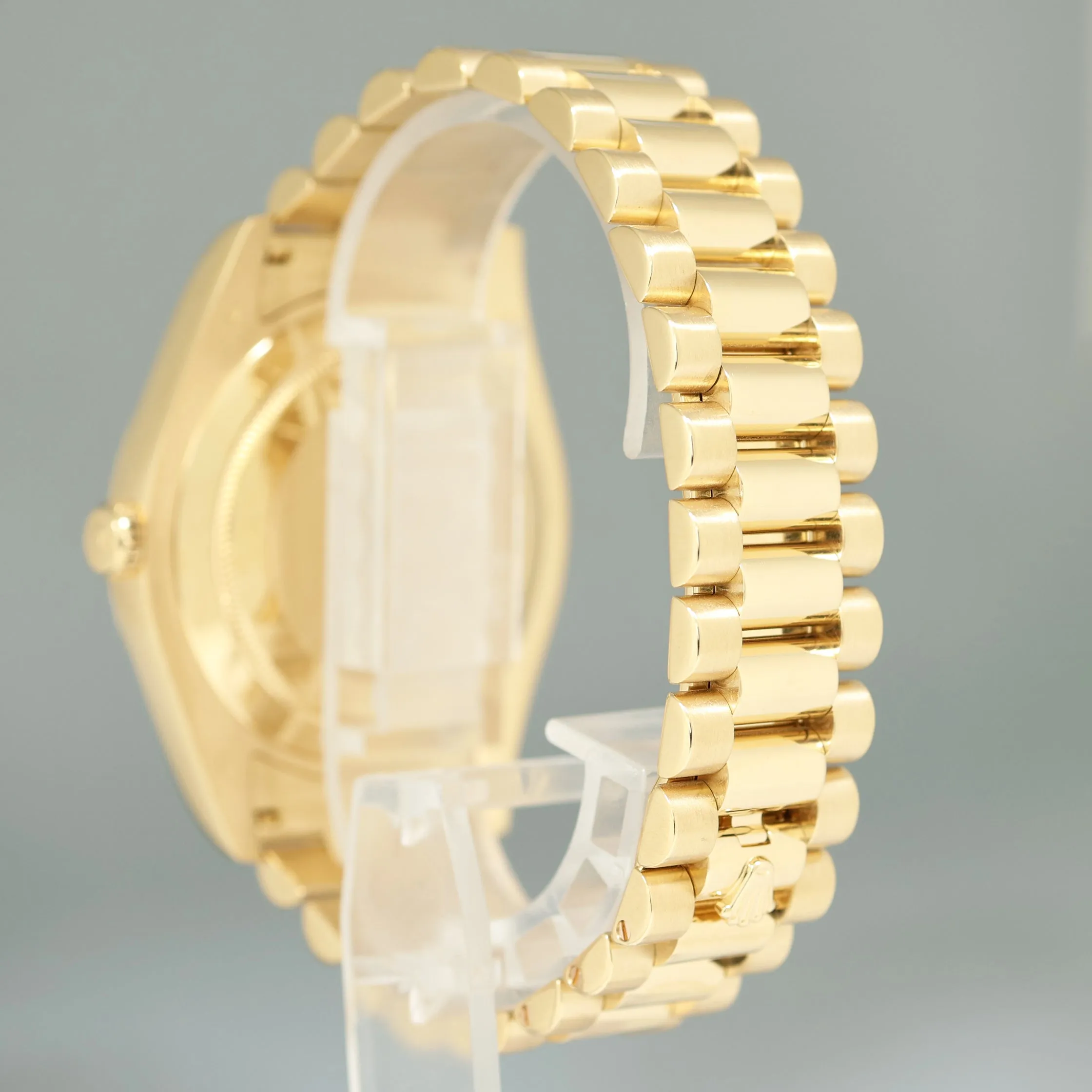 2025 RSC PAPERS Rolex Day Date II President Yellow Gold White Dial 41mm 218238 Watch