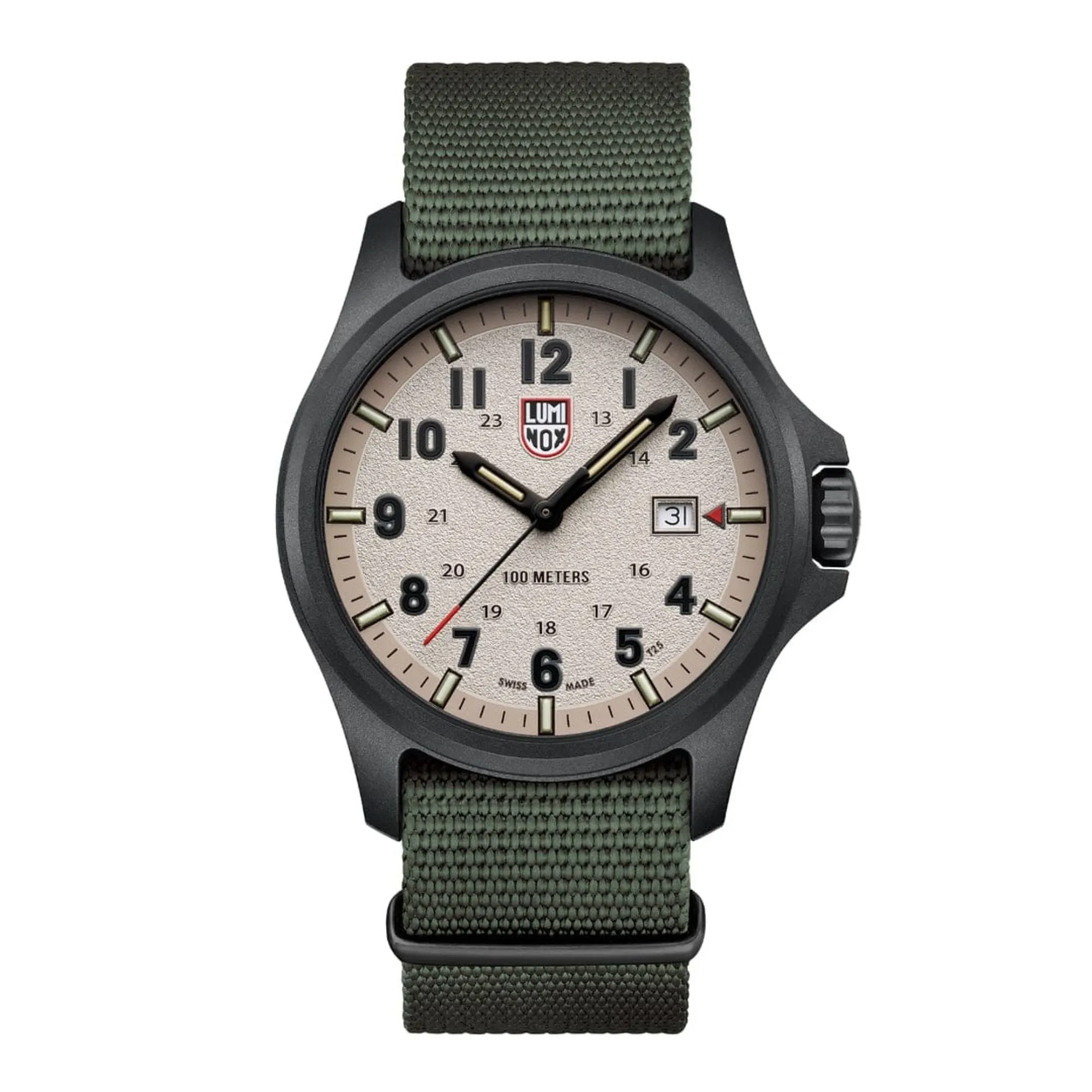 43MM LUMINOX ATACAMA FIELD SERIES QUARTZ WATCH WITH WARM GREY DIAL