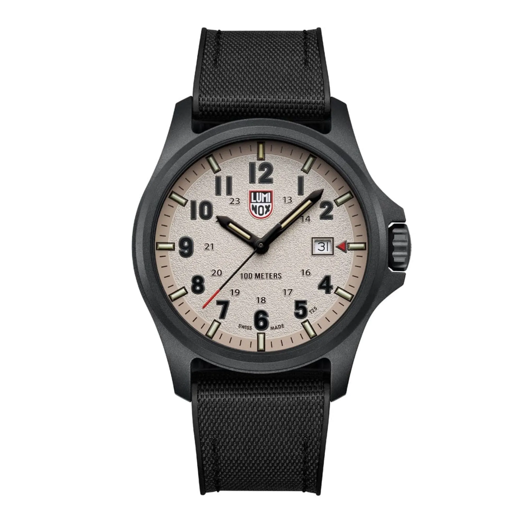 43MM LUMINOX ATACAMA FIELD SERIES QUARTZ WATCH WITH WARM GREY DIAL