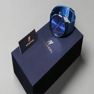 Advance Drip 36MM Unisex Watch In Midnight Blue