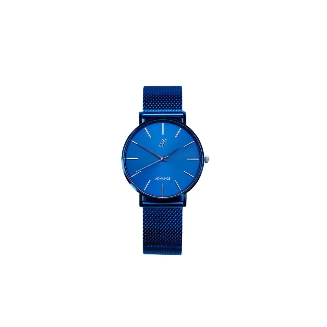 Advance Drip 36MM Unisex Watch In Midnight Blue