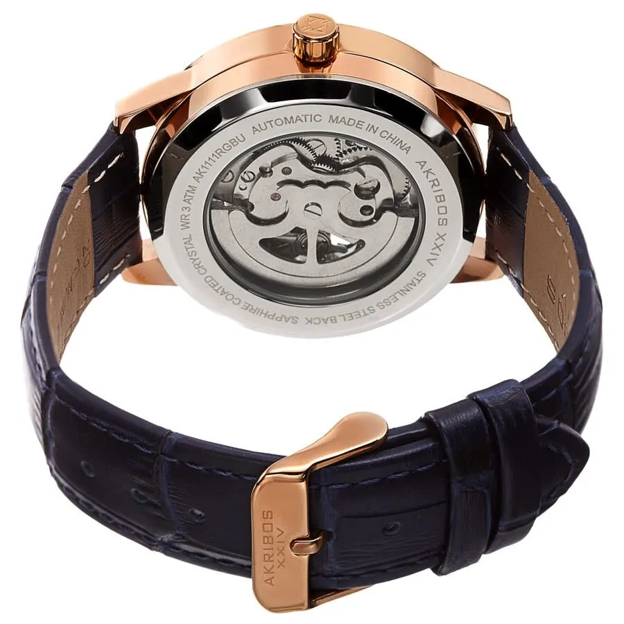 Akribos Xxiv Automatic Blue Dial Men's Watch AK1111RGBU