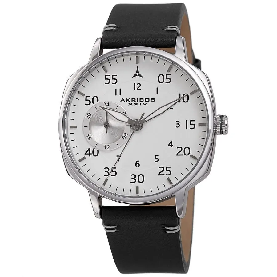 Akribos Xxiv Quartz White Dial Men's Watch AK1109BU