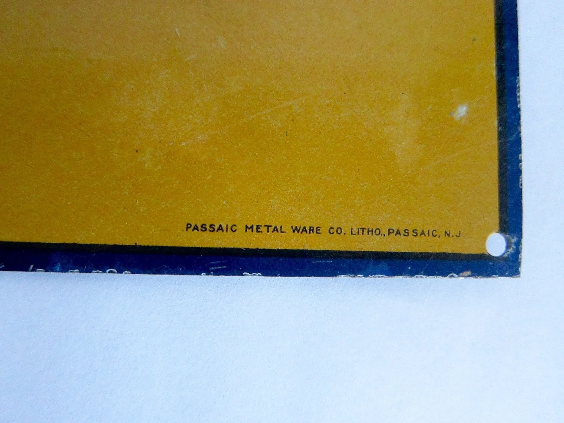 Antique South Bend Watches Metal Sign