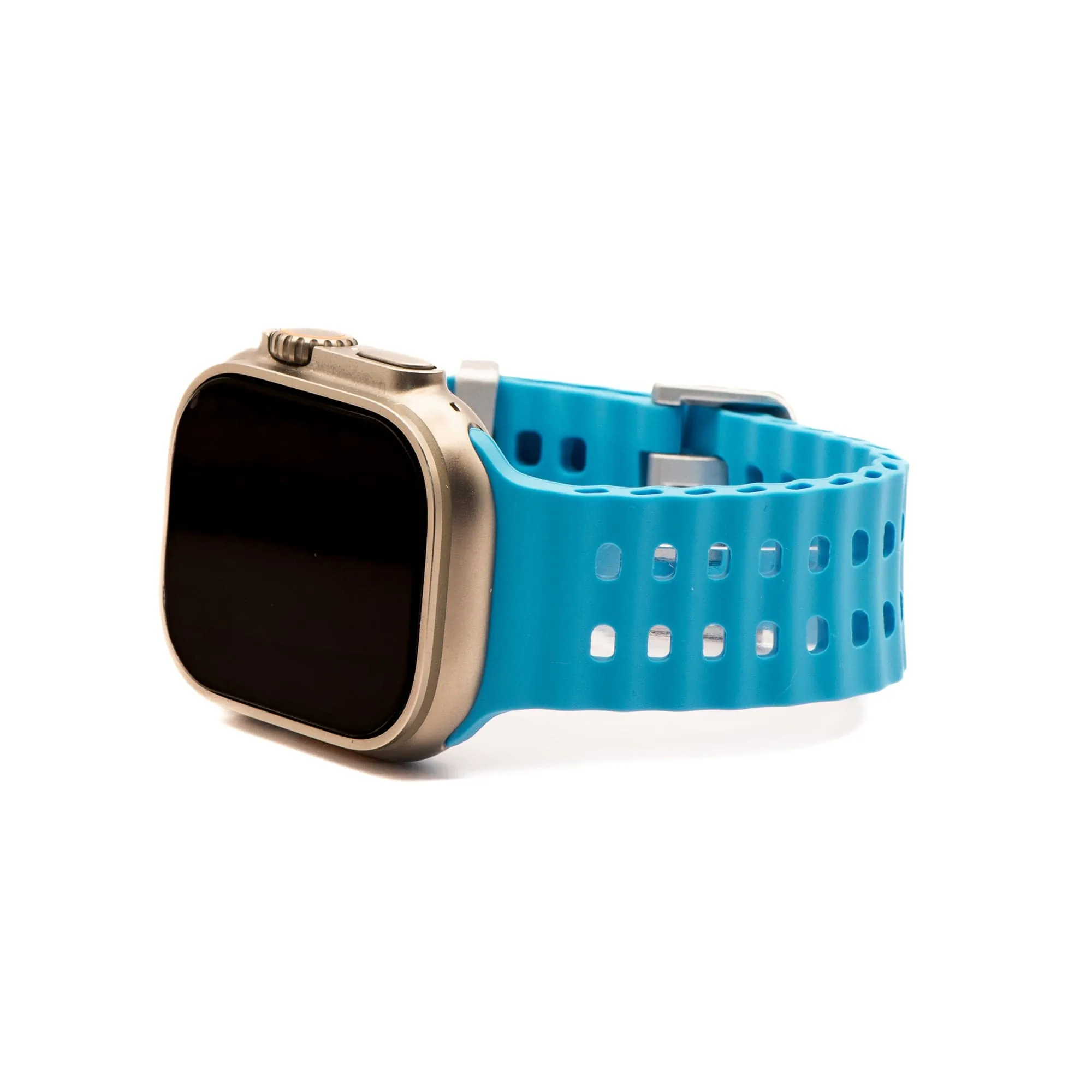 Apple Band ULTRA - Silicone Wave - BluShark Blue