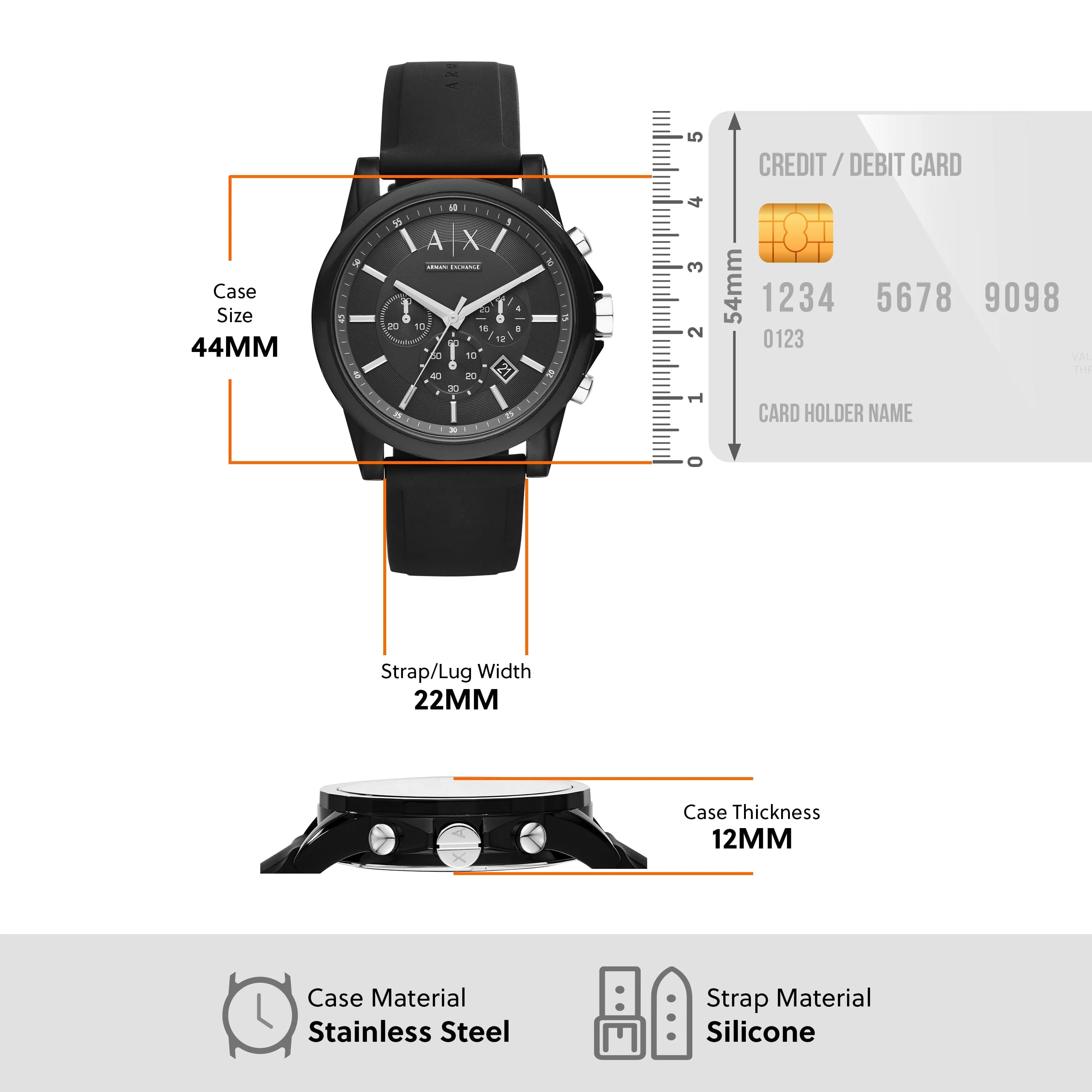 Armani Exchange Outerbanks Chronograph Watch AX1326