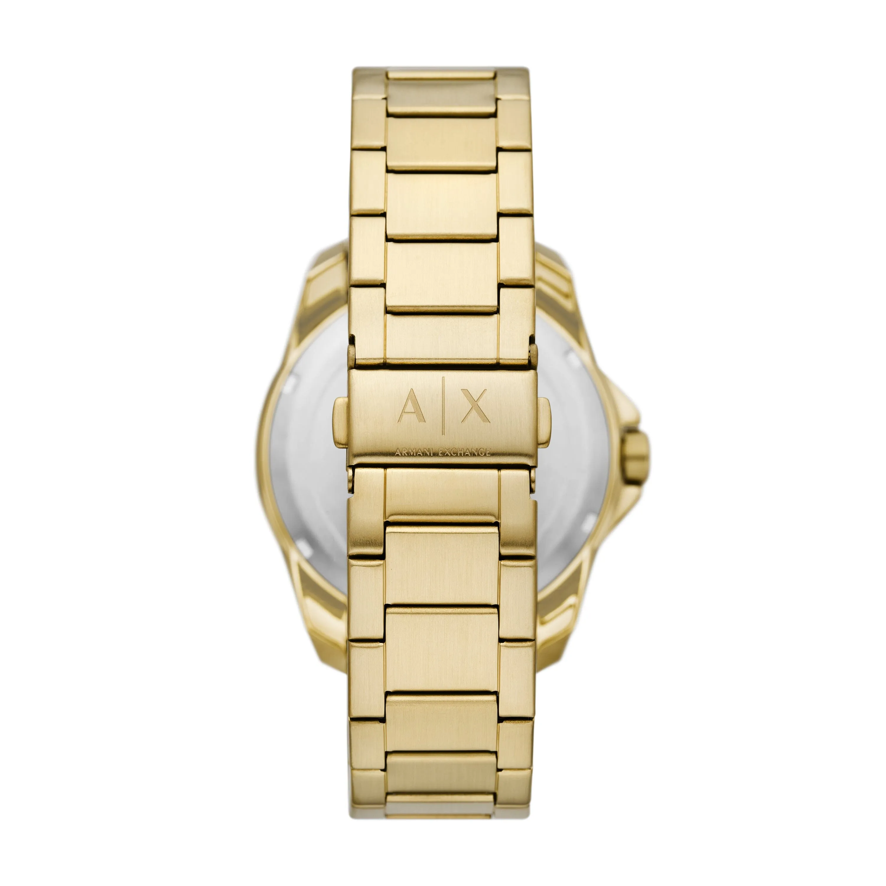 Armani Exchange Three-Hand Date Gold-Tone Stainless Steel Watch AX1951