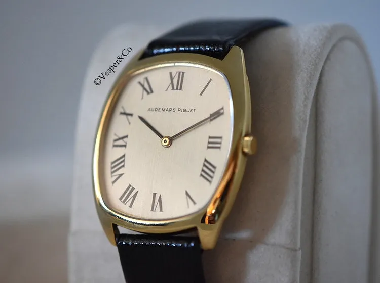 Audemars Piguet 18K Ultra Thin Tonneau Dress Watch