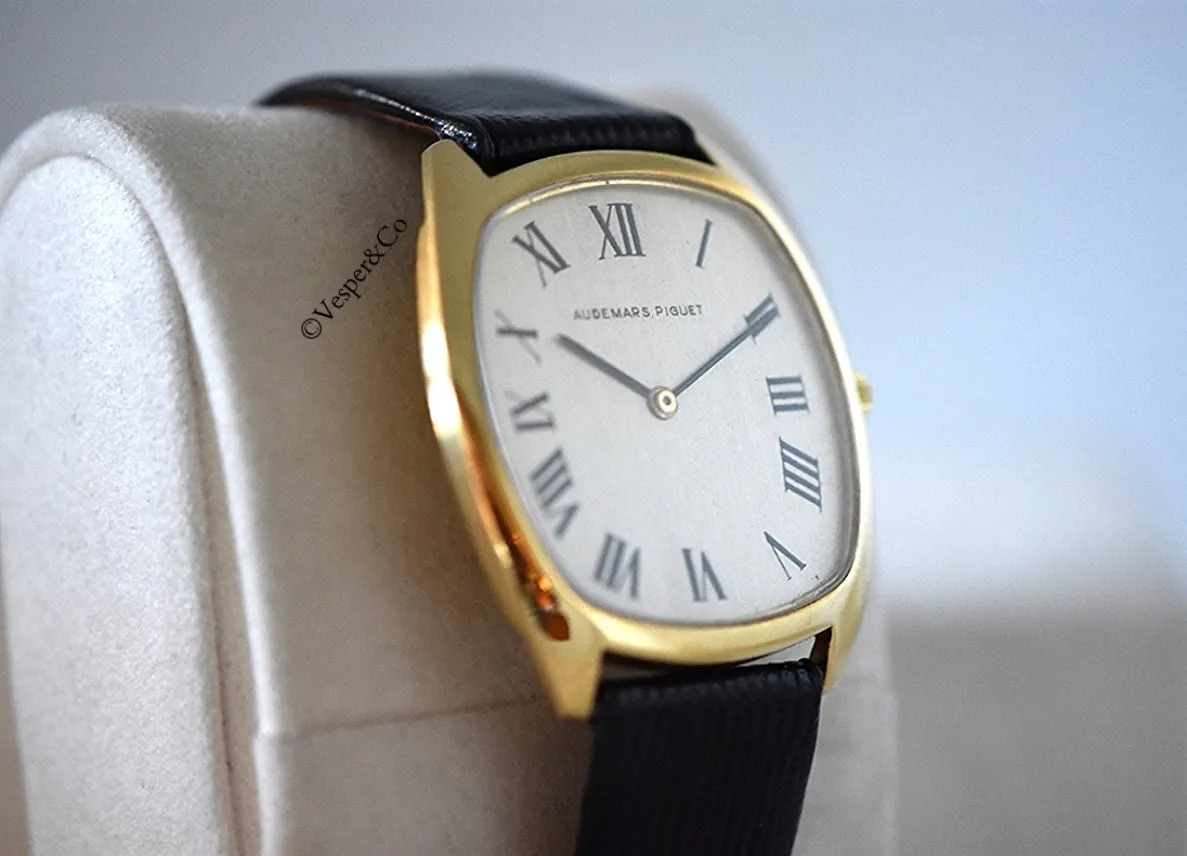 Audemars Piguet 18K Ultra Thin Tonneau Dress Watch