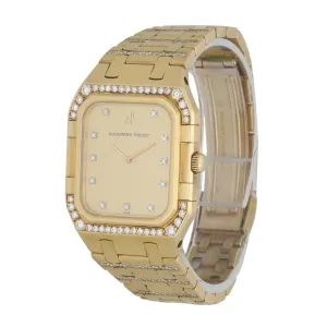 Audemars piguet 6026BA 18K Yellow Gold W/Diamonds Vintage Watch