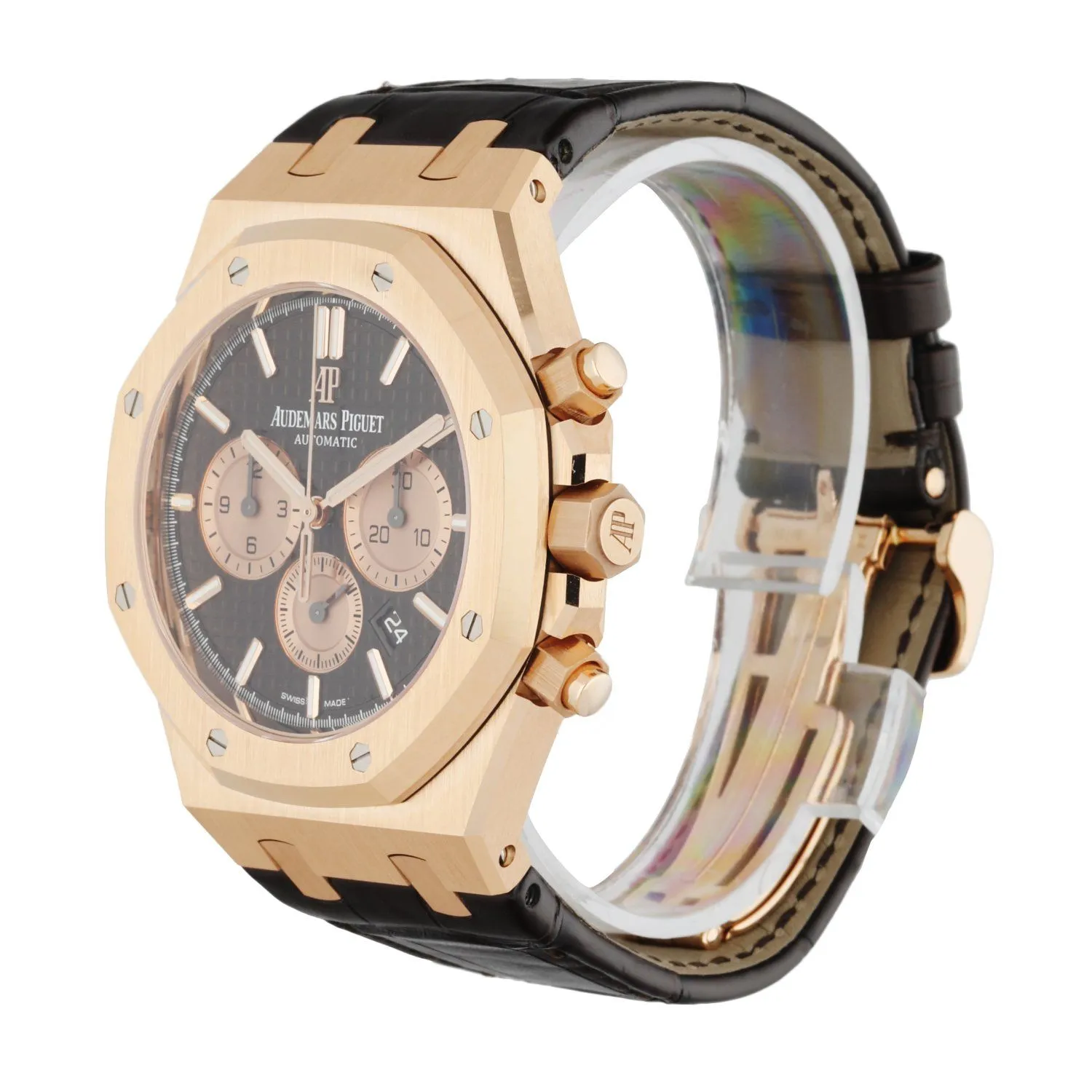 Audemars Piguet Royal Oak 26331OR 18k Rose Gold Mens Watch Box Papers