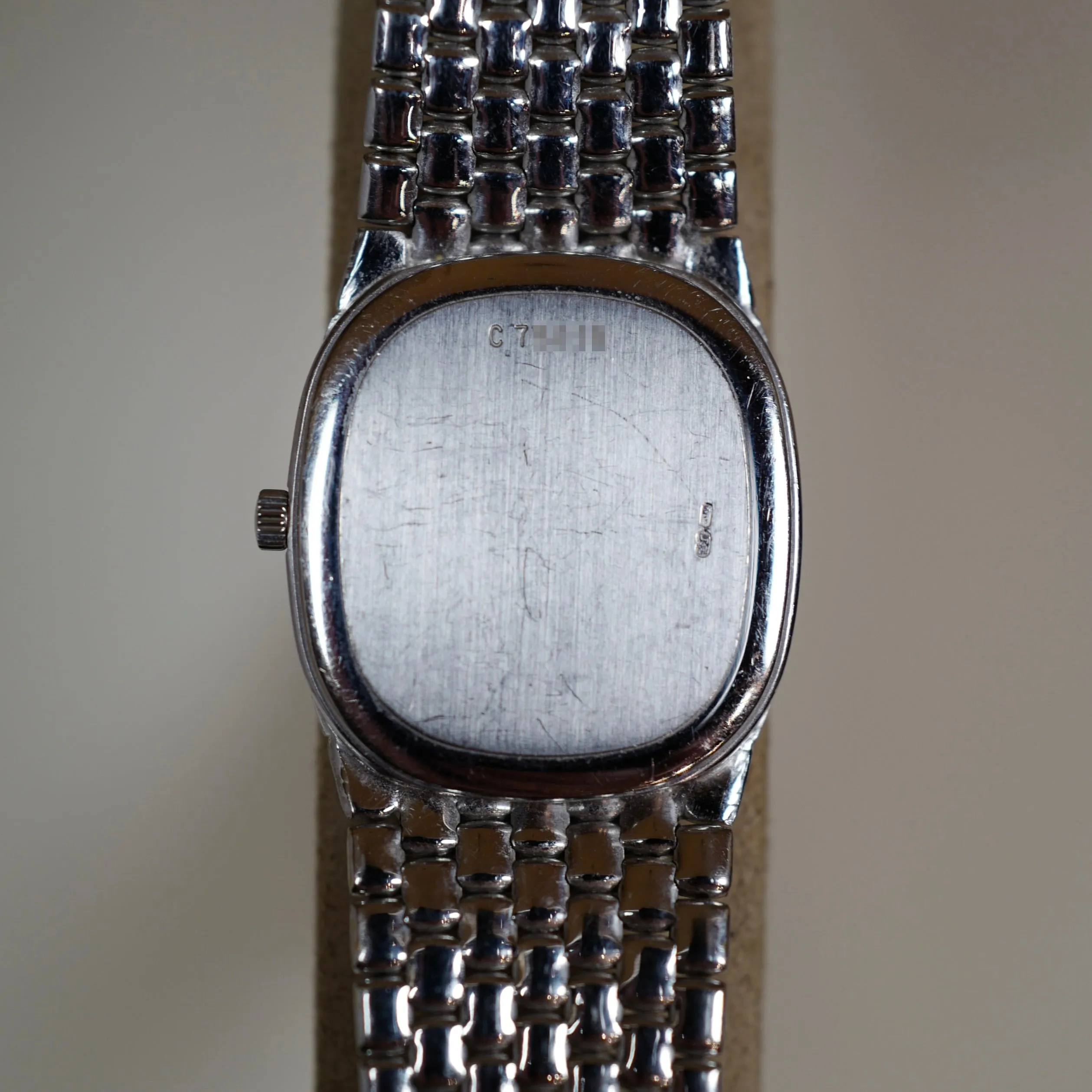 Audemars Piguet White Gold Beaded Bracelet Watch