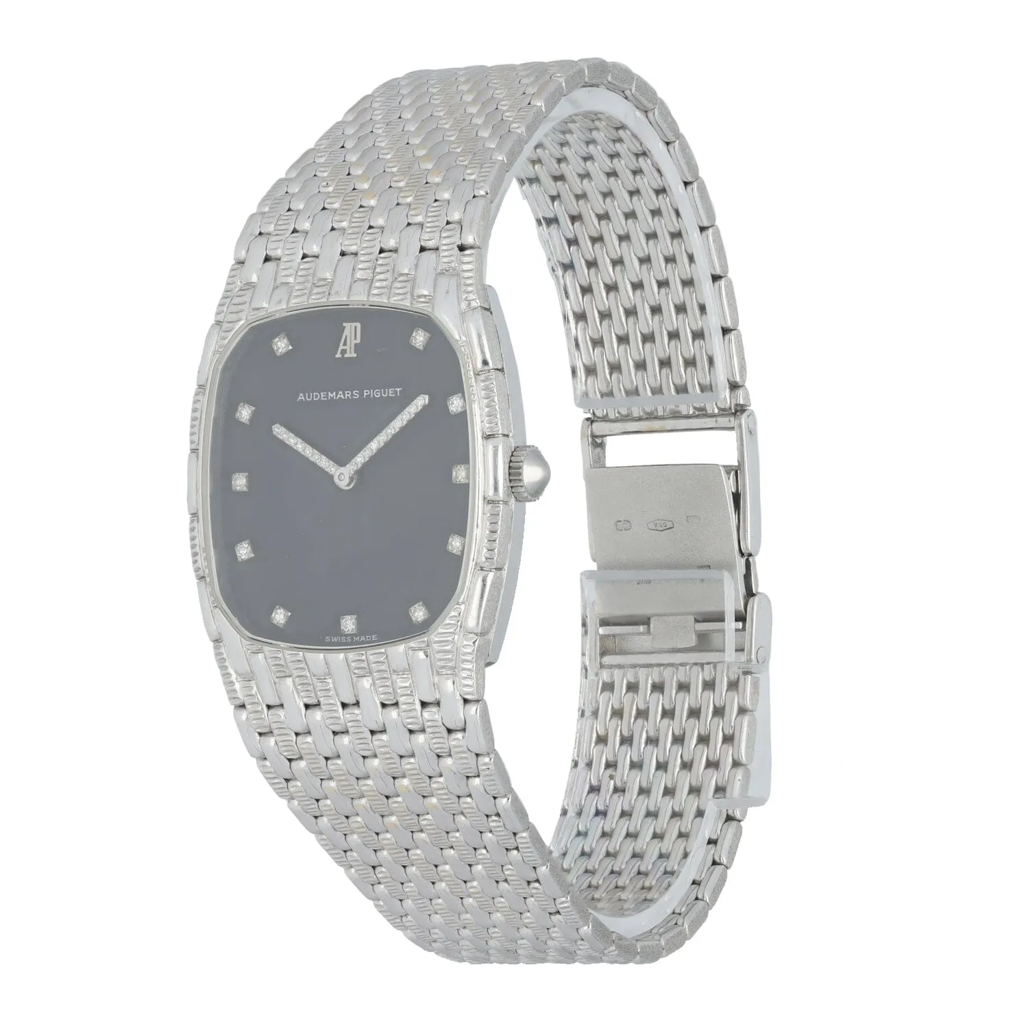 Audemars Piguet White Gold Diamond Bracelet Ladies Watch