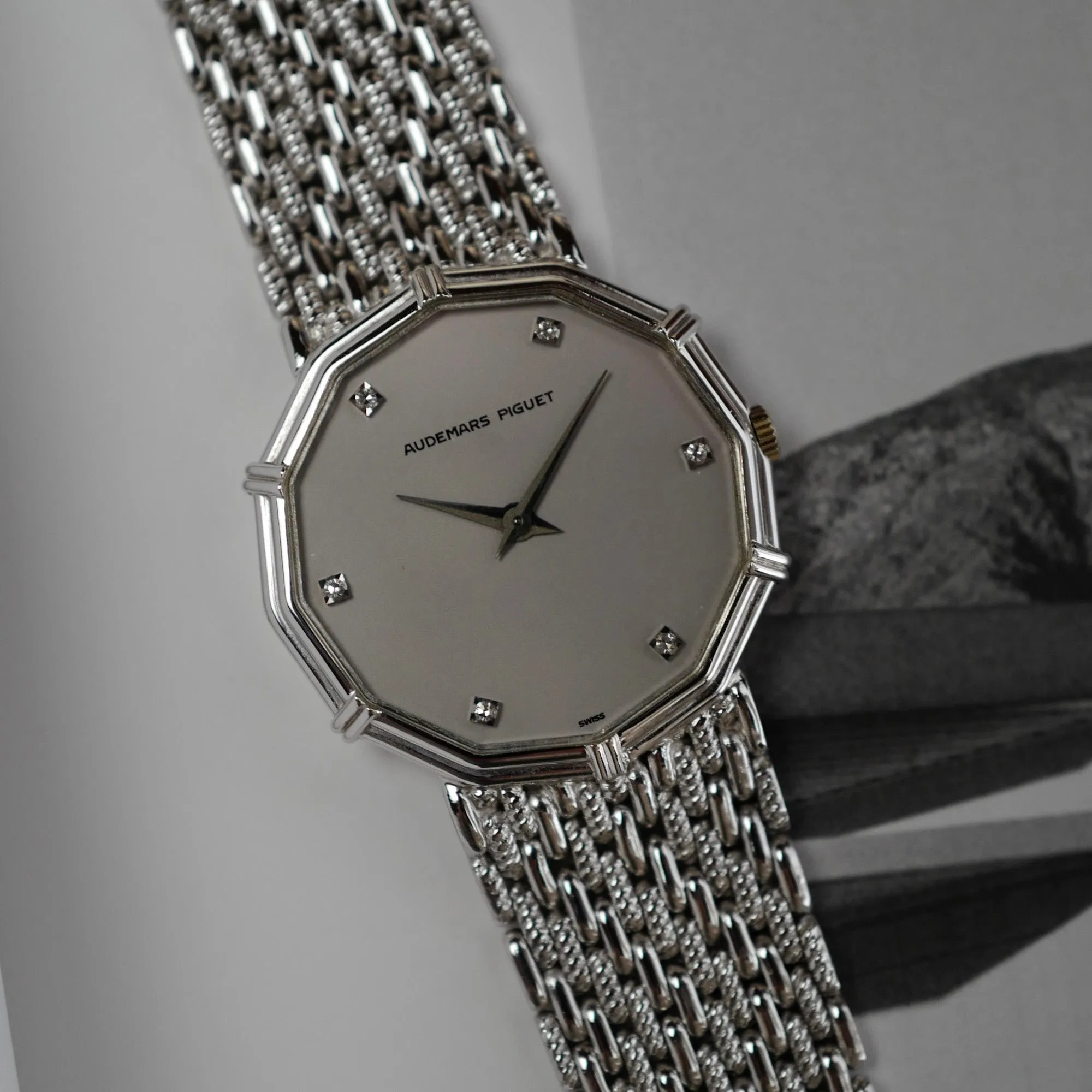 Audemars Piguet White Gold Dodecagon Watch in Like New Condition