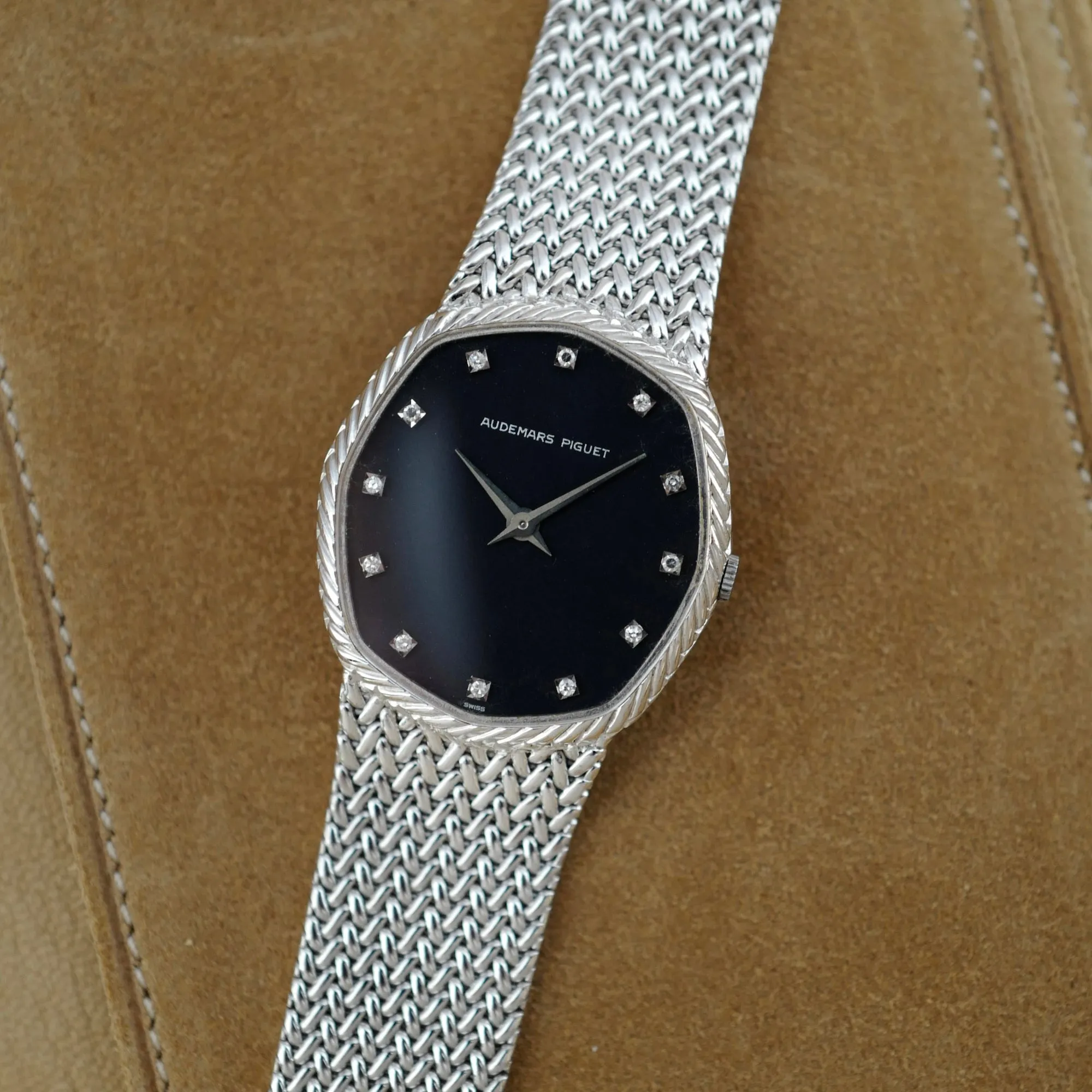 Audemars Piguet White Gold Octagonal Watch