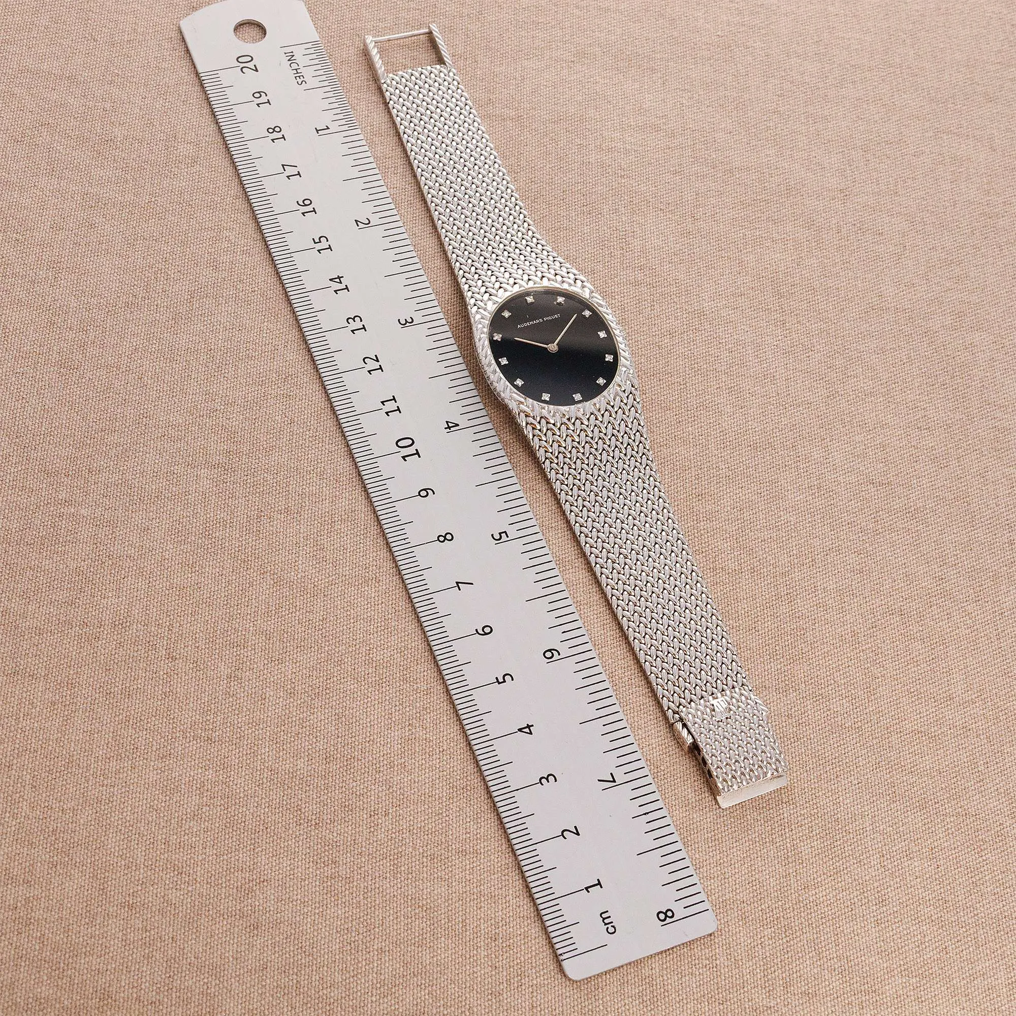 Audemars Piguet White Gold Oval Elongated Watch