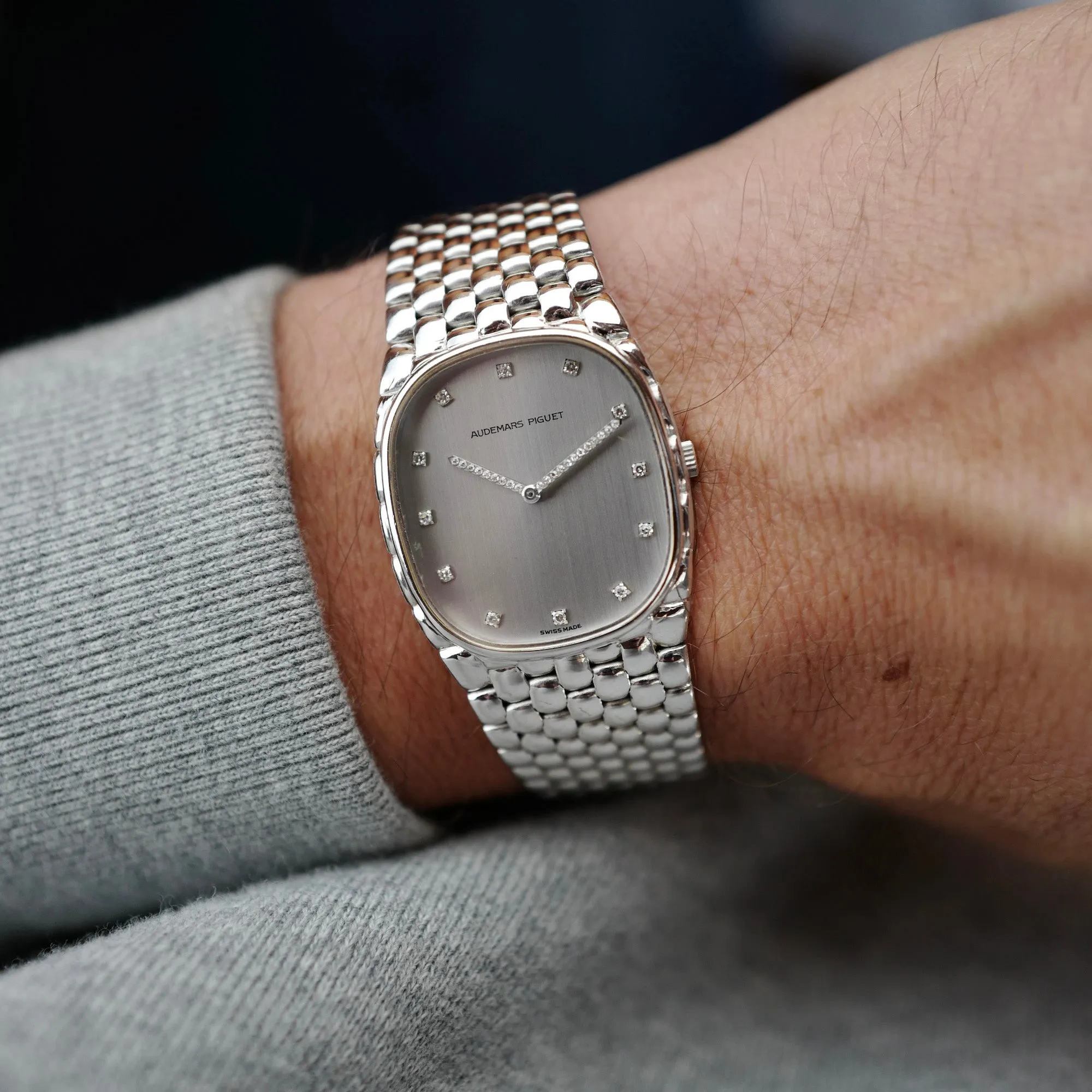 Audemars Piguet White Gold Vintage Bracelet Watch
