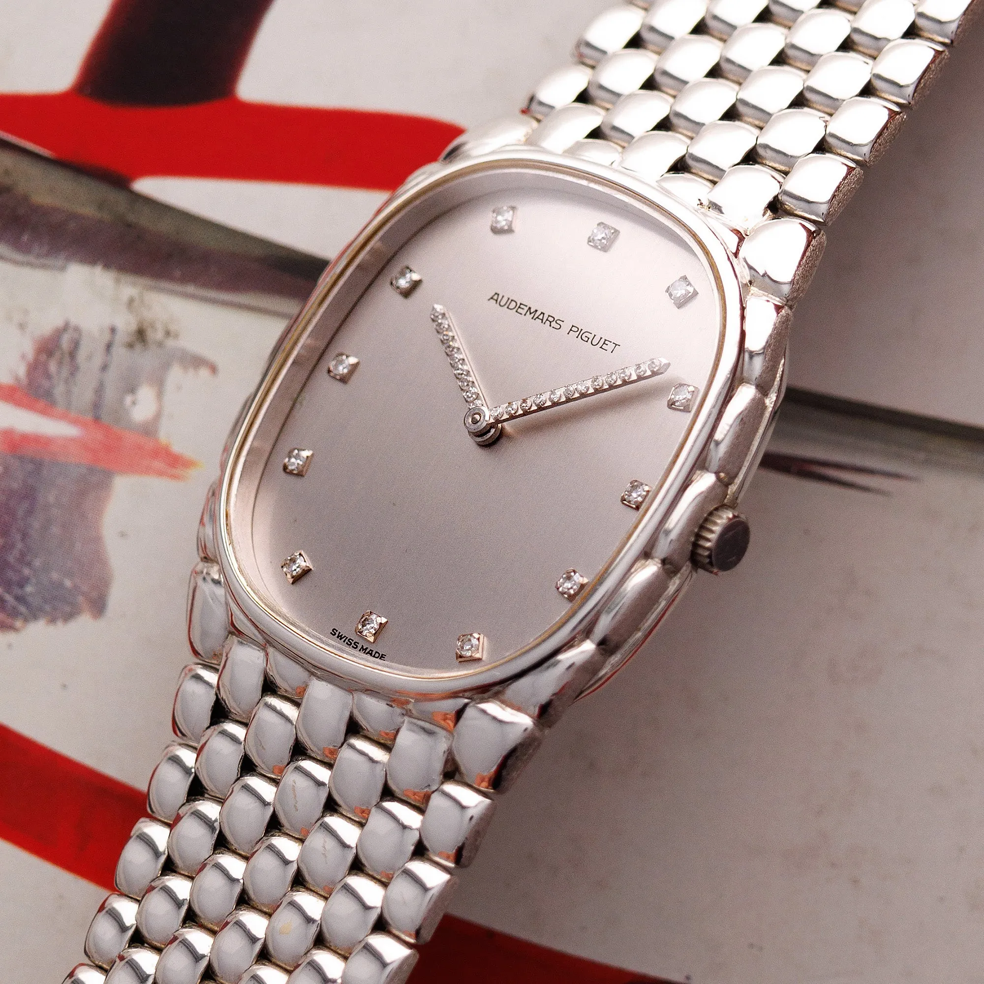 Audemars Piguet White Gold Vintage Bracelet Watch