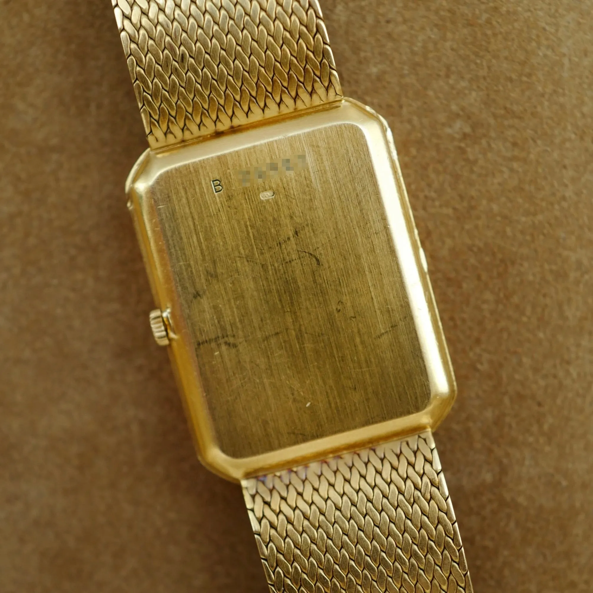 Audemars Piguet Yellow Gold Rectangular Bracelet Watch