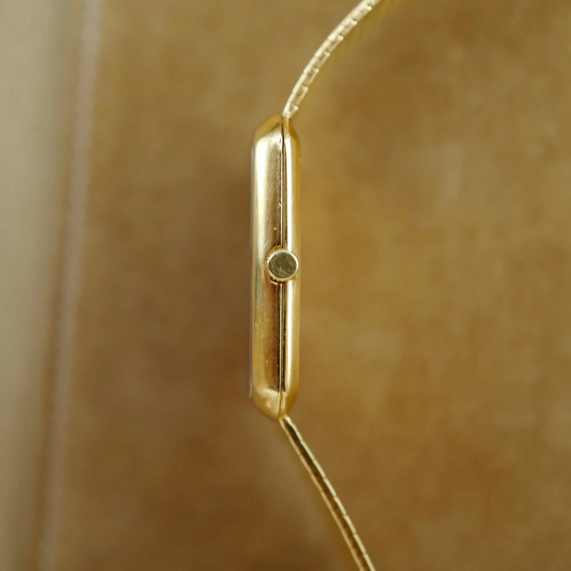 Audemars Piguet Yellow Gold Rectangular Bracelet Watch