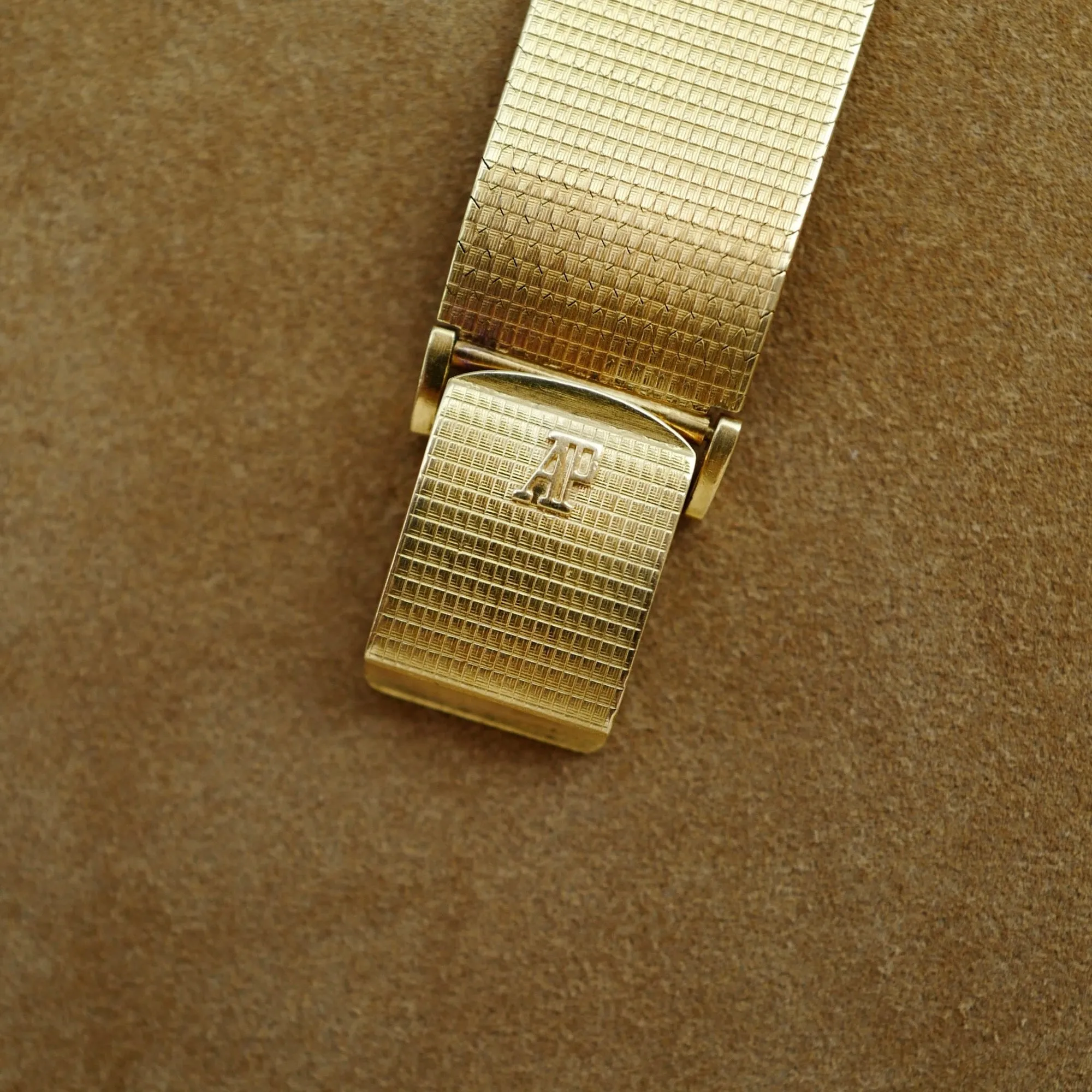 Audemars Piguet Yellow Gold Rectangular Bracelet Watch