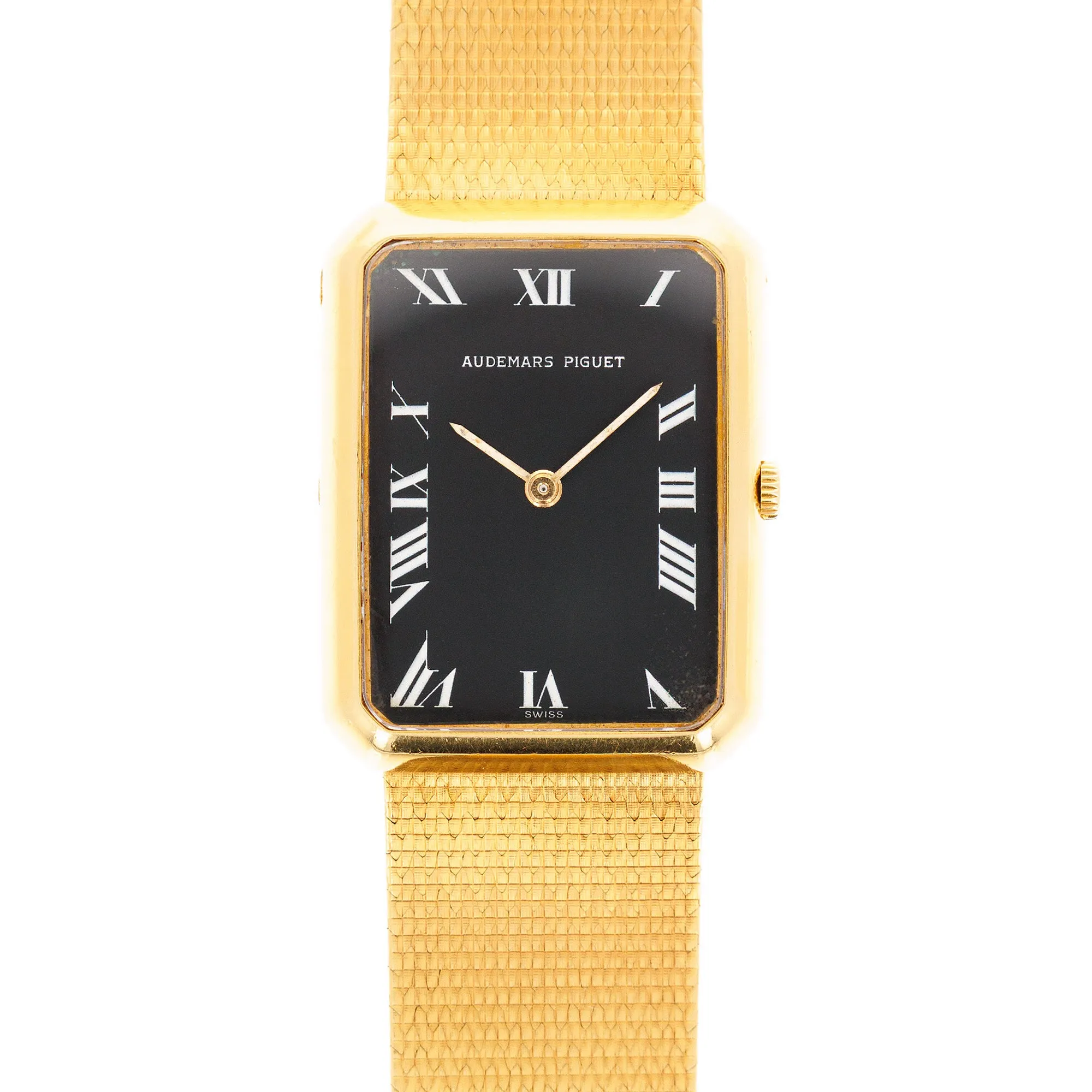 Audemars Piguet Yellow Gold Rectangular Bracelet Watch