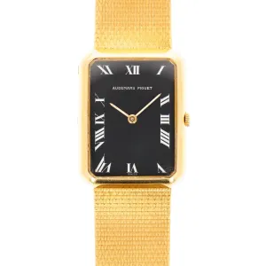 Audemars Piguet Yellow Gold Rectangular Bracelet Watch