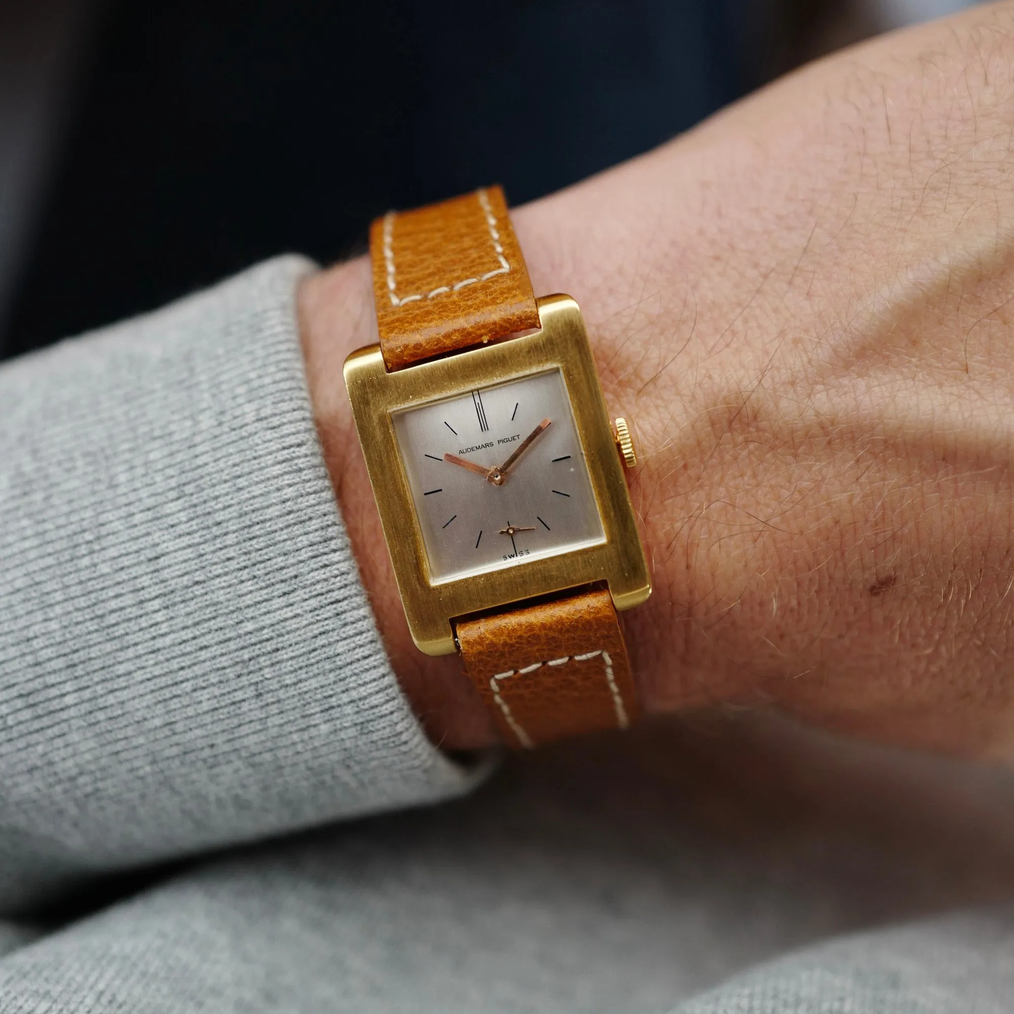 Audemars Piguet Yellow Gold Tank Normale Watch