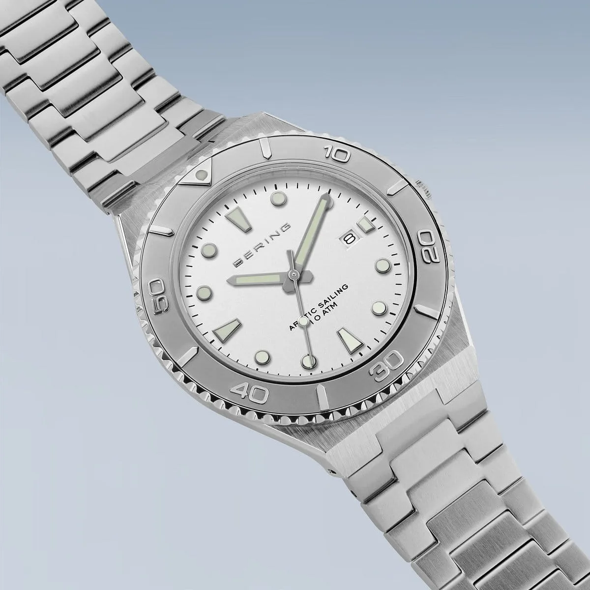 BERING Classic Polished/Brushed Silver 40mm Men's Watch 18940-704