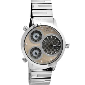 BIG TIME WORLD (50mm) ROSE GOLD DIAL / STAINLESS STEEL