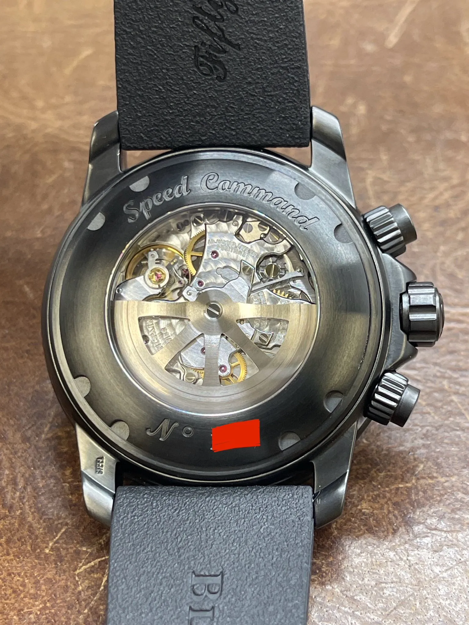 Blancpain Fifty Fathoms Speed Command 5785F-11D03-63  Black carbon fiber Dial Automatic Men's Watch