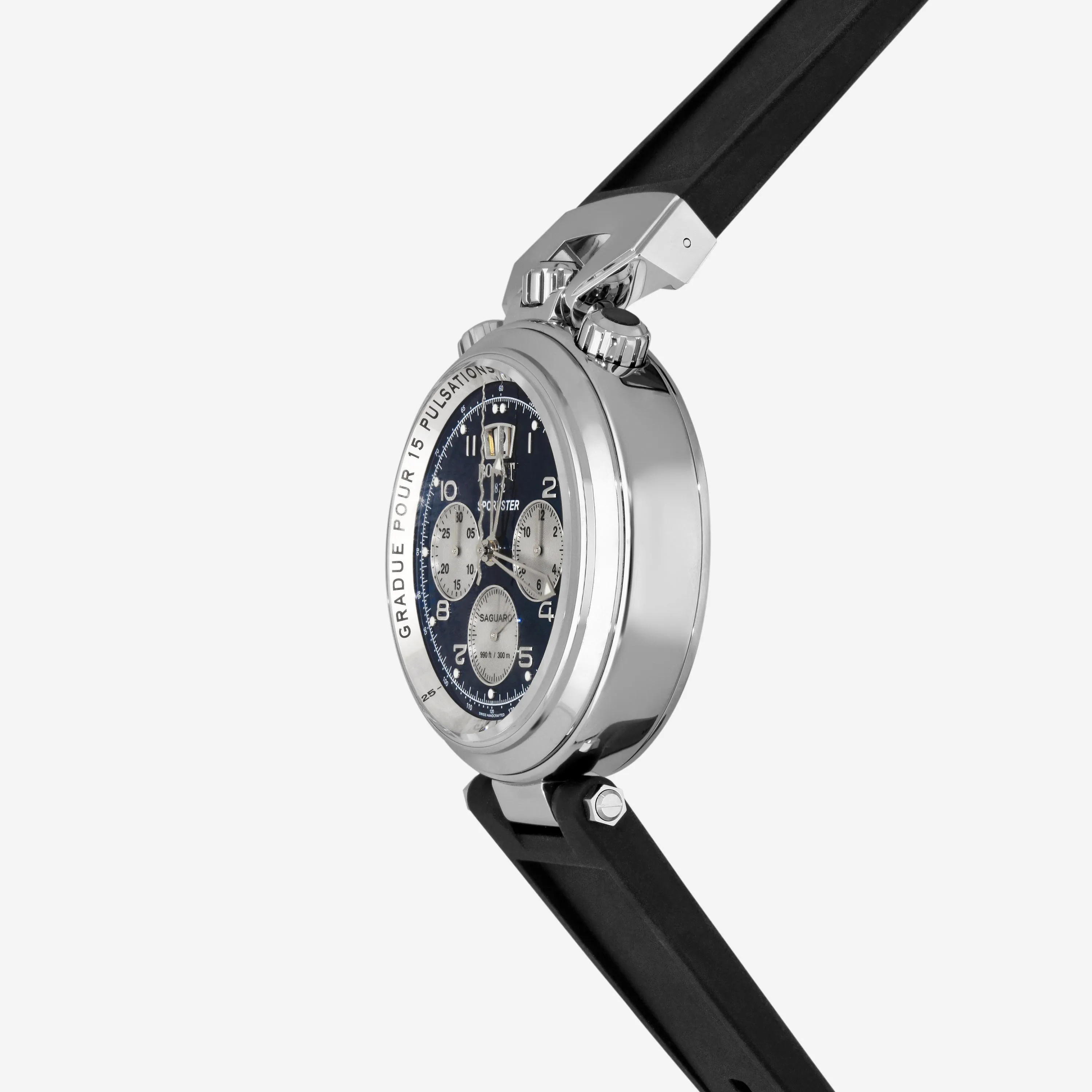 Bovet Sportster Saguaro 46 Chronograph Stainless Steel Automatic Men's Watch SP0477