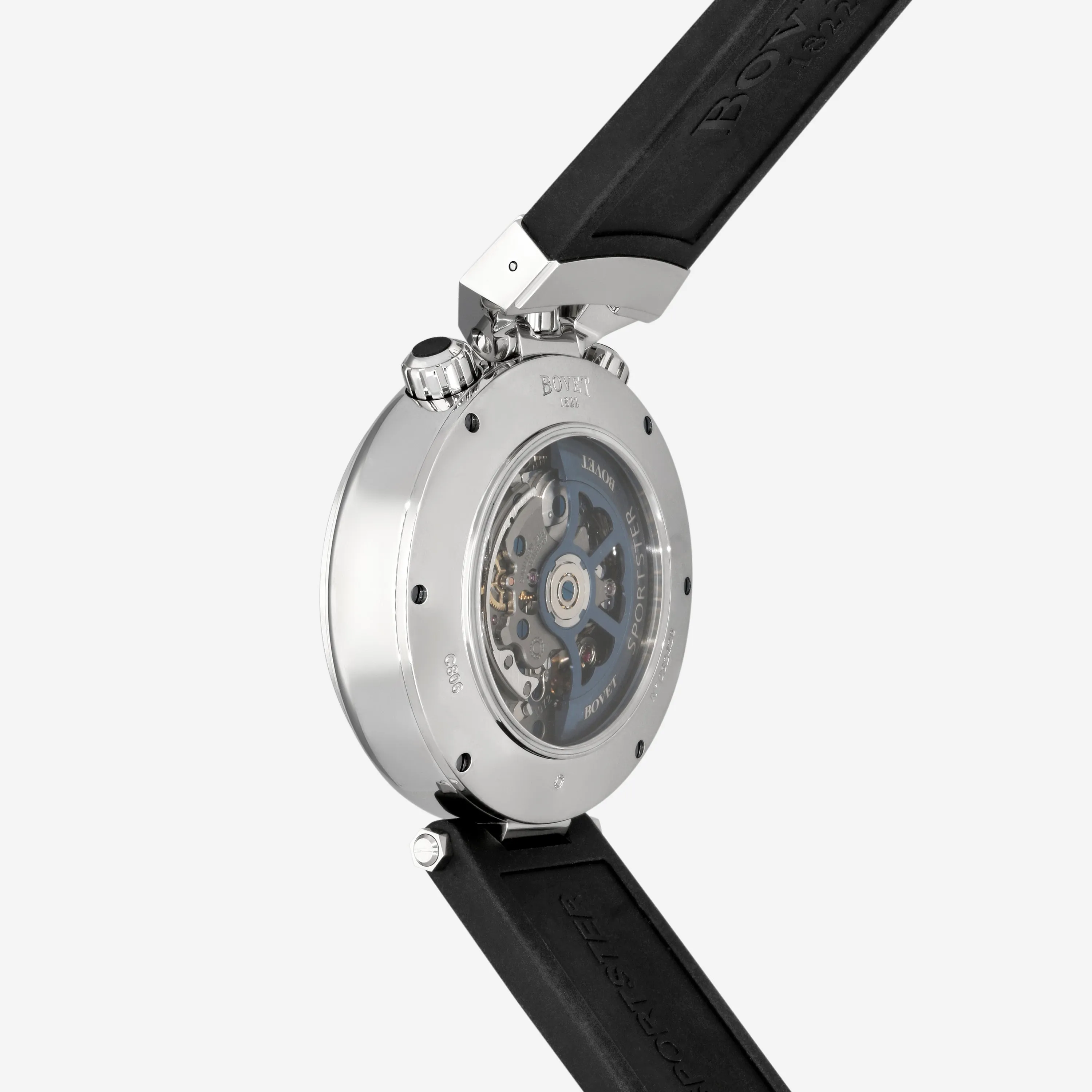 Bovet Sportster Saguaro 46 Chronograph Stainless Steel Automatic Men's Watch SP0477