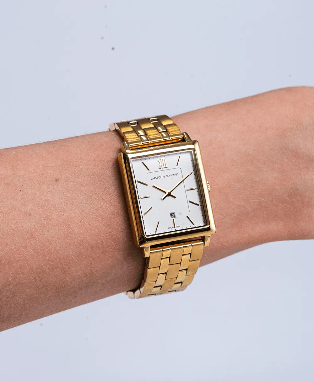 Boyfriend Classic Gold White 40mm