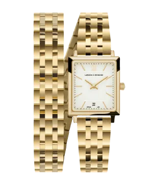 Boyfriend Mini Wrap Gold White 31mm