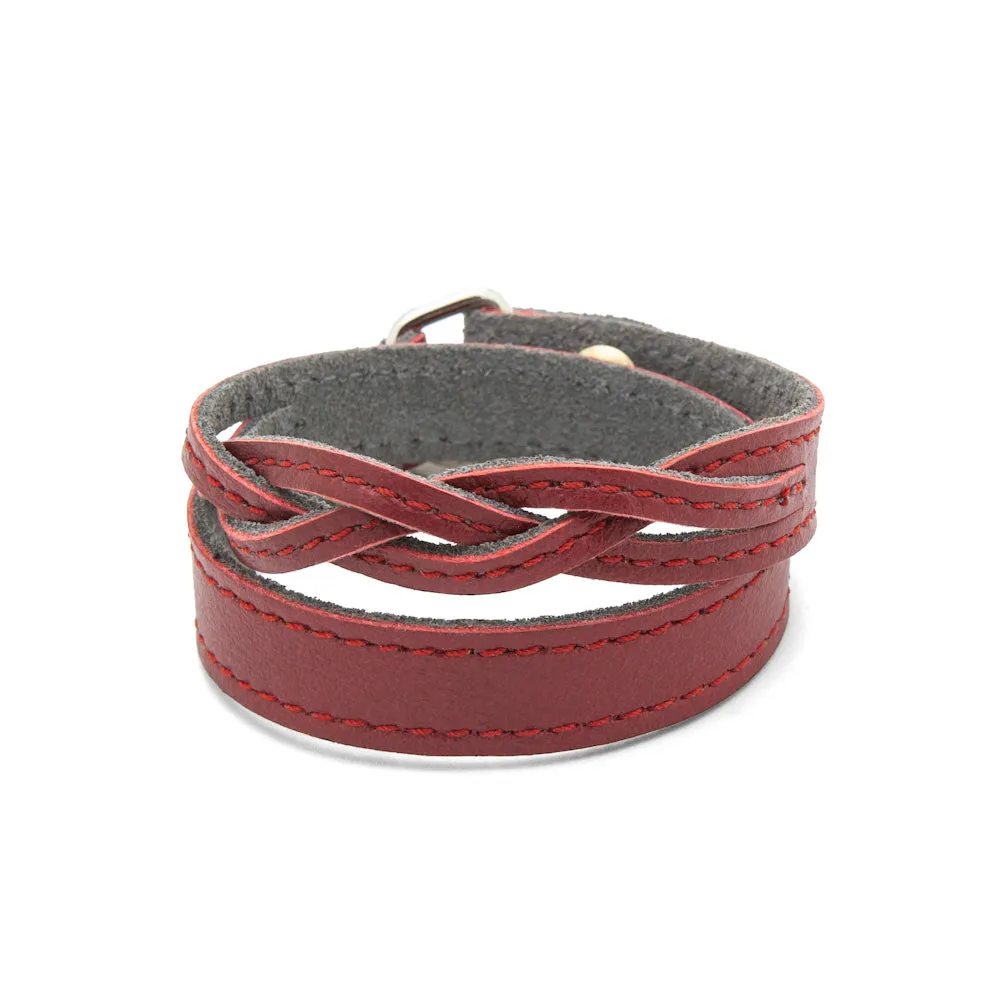 Braided TWIST Watch – Red