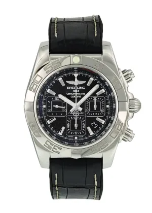 Breitling Chronomat AB0110 Mens Watch Box Papers