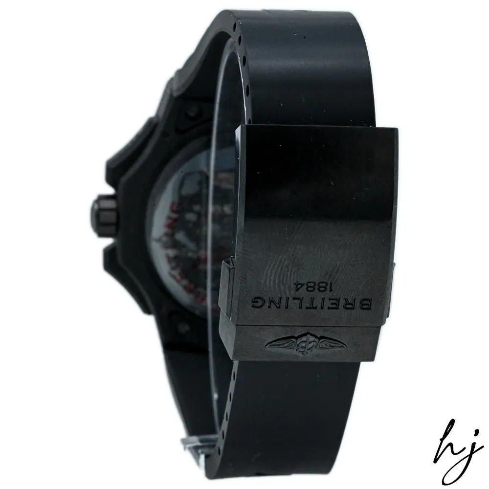 Breitling Men's Limited Edition Bentley GMT Black Carbon 45mm Black Chronograph Dial Watch Reference #: NB0434E5