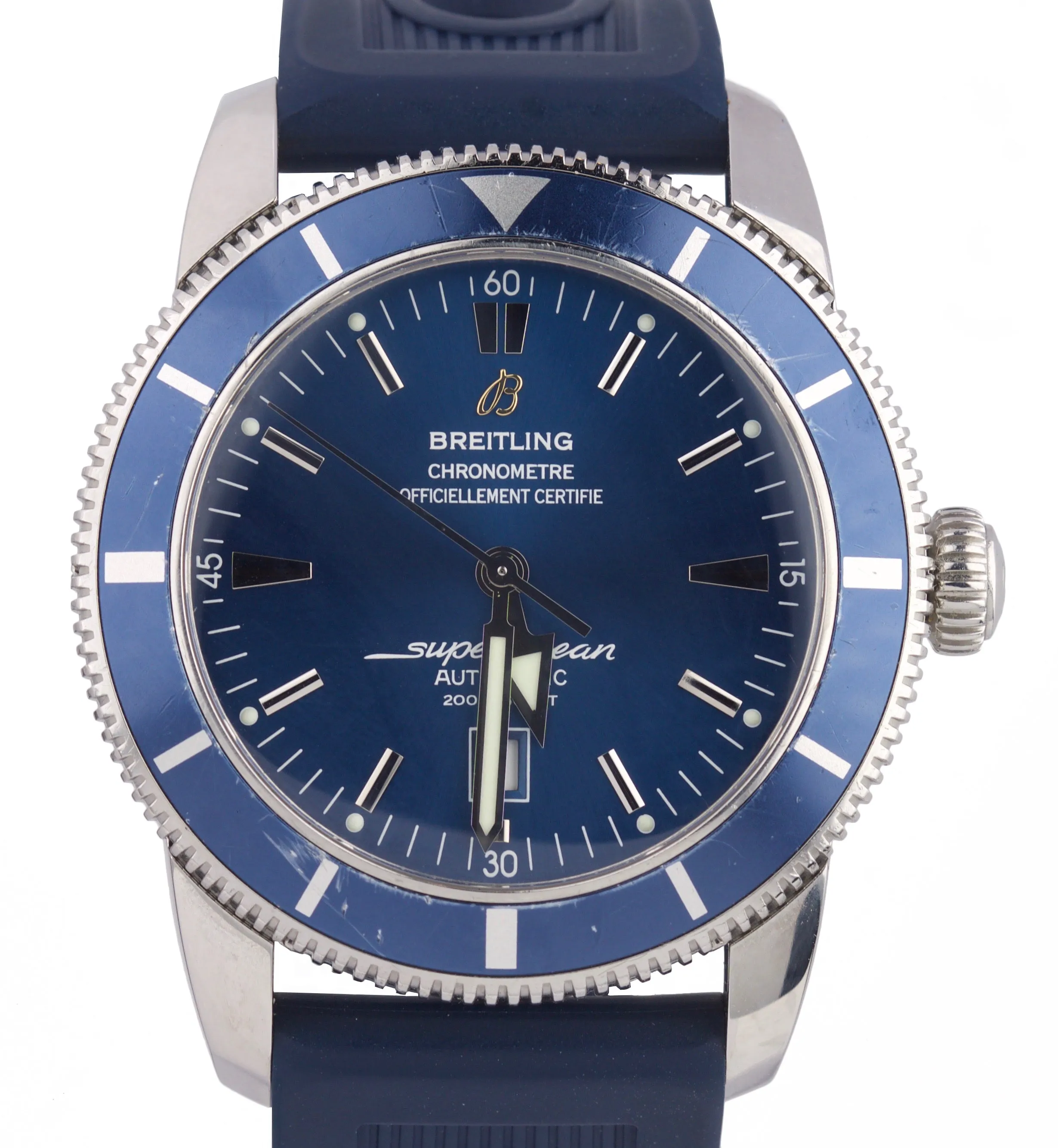 Breitling SuperOcean Heritage 46 Blue A17320 46mm Stainless Steel Swiss Watch