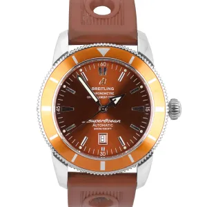 Breitling SuperOcean Heritage 46 Orange Bronze A17320 46mm Steel Swiss Watch