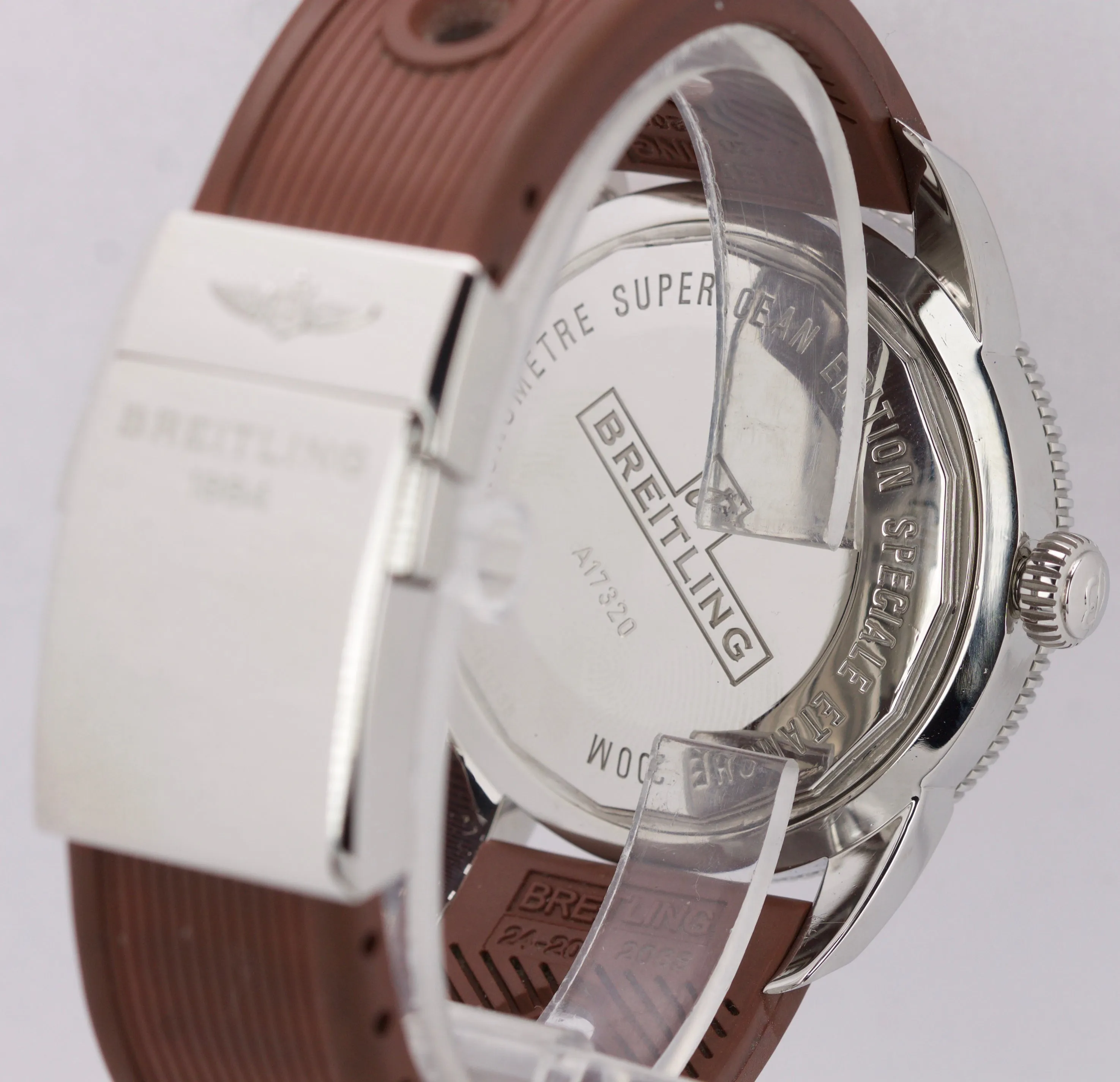 Breitling SuperOcean Heritage 46 Orange Bronze A17320 46mm Steel Swiss Watch