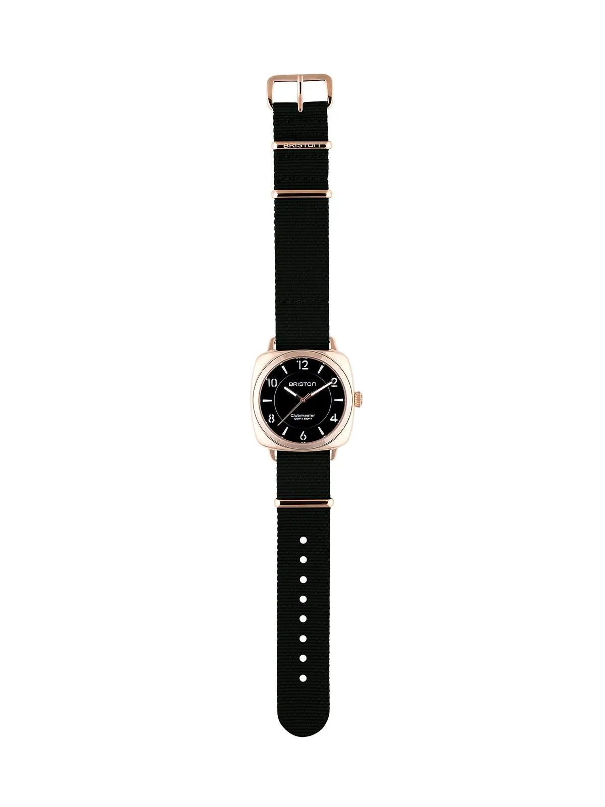 Briston Clubmaster Chic Steel HMS Gold Black Dial 36mm