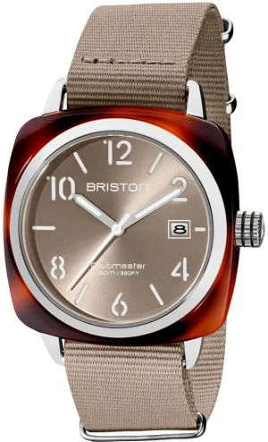 Briston Clubmaster Classic HMS Grey Taupe Watch