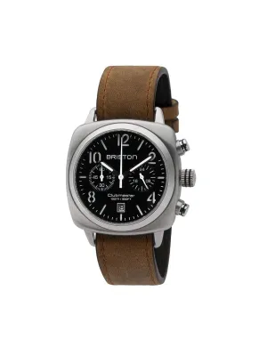 Briston Clubmaster Classic Steel Chronograph Black Dial 40mm