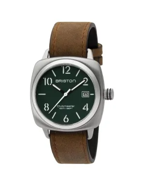 Briston Clubmaster Classic Steel HMS British Green Matt Dial 40mm