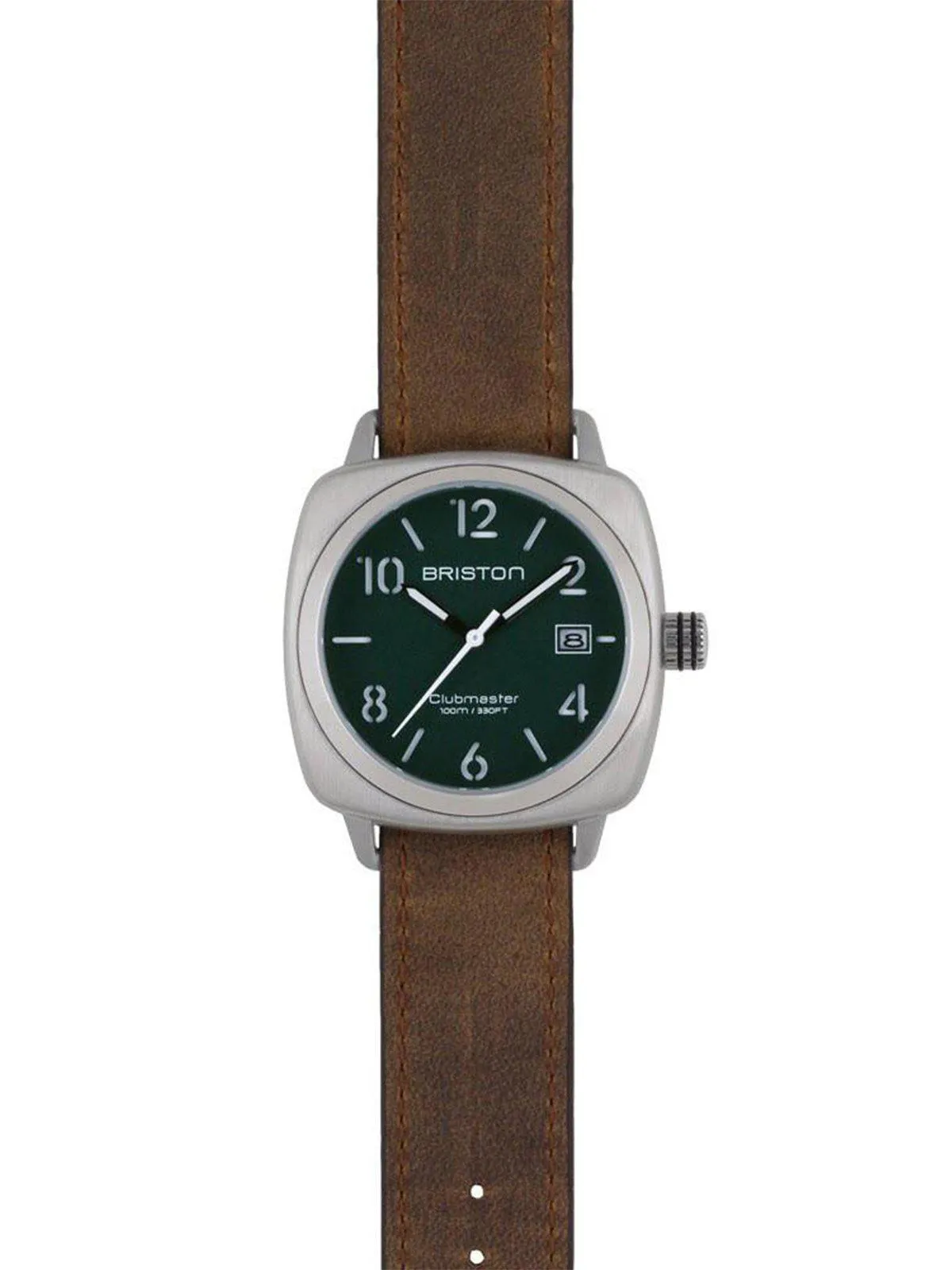 Briston Clubmaster Classic Steel HMS British Green Matt Dial 40mm