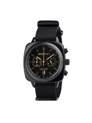 Briston Clubmaster Sport Acetate Chronograph Black Matt 42mm