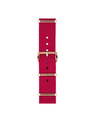 Briston Nato Strap Raspberry Rose Gold 18mm